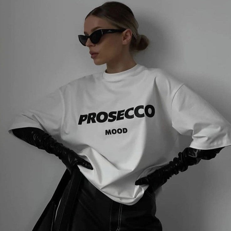 Camisa oversize de algodón puro | Prosecco 