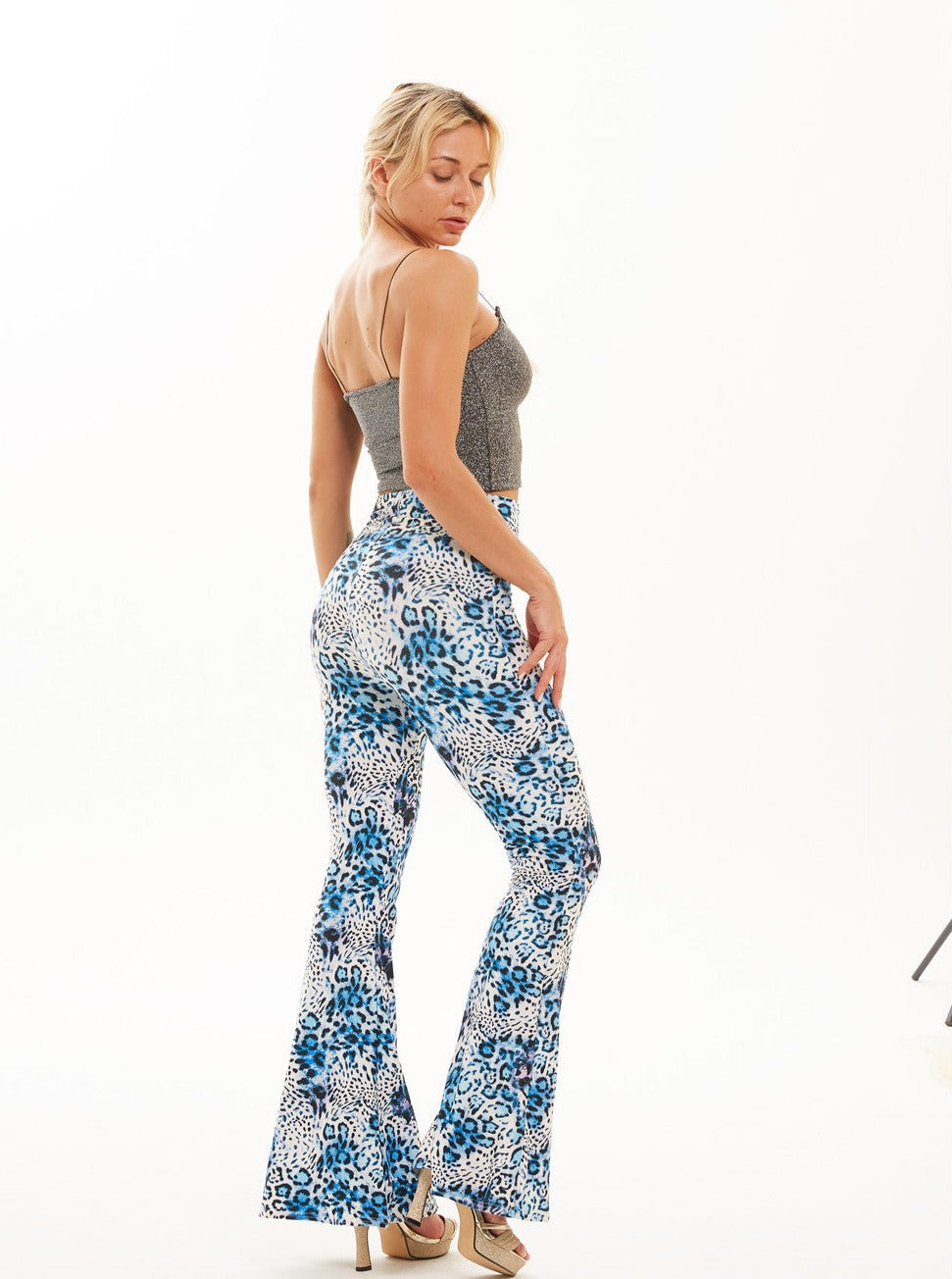 Pantalones ajustados con estampados casuales 