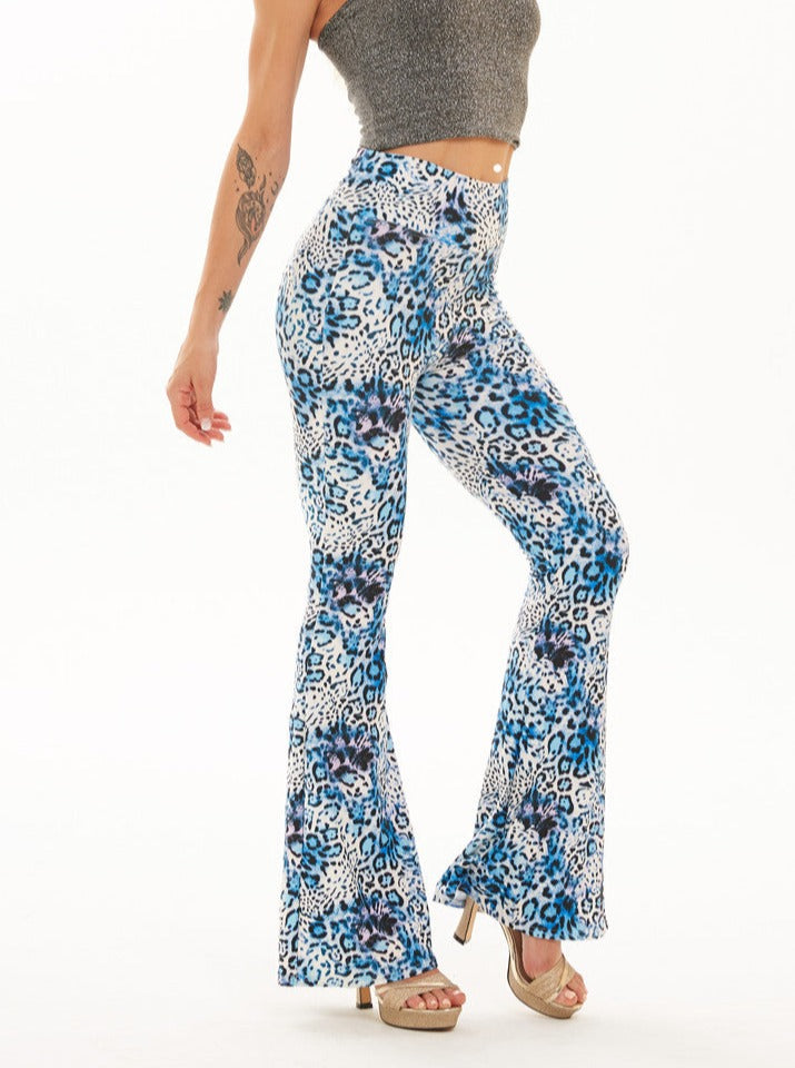 Pantalones ajustados con estampados casuales 