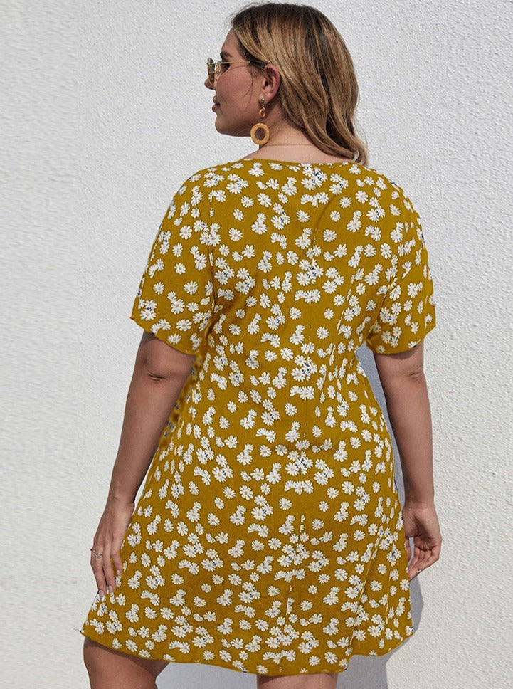 Vestido de vacaciones con estampado floral