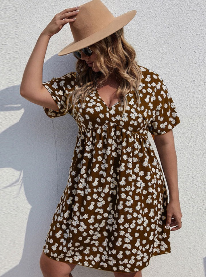 Vestido de vacaciones con estampado floral