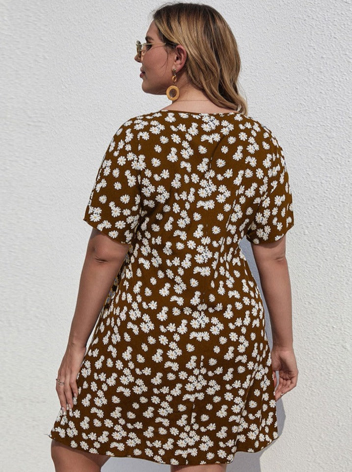 Vestido de vacaciones con estampado floral