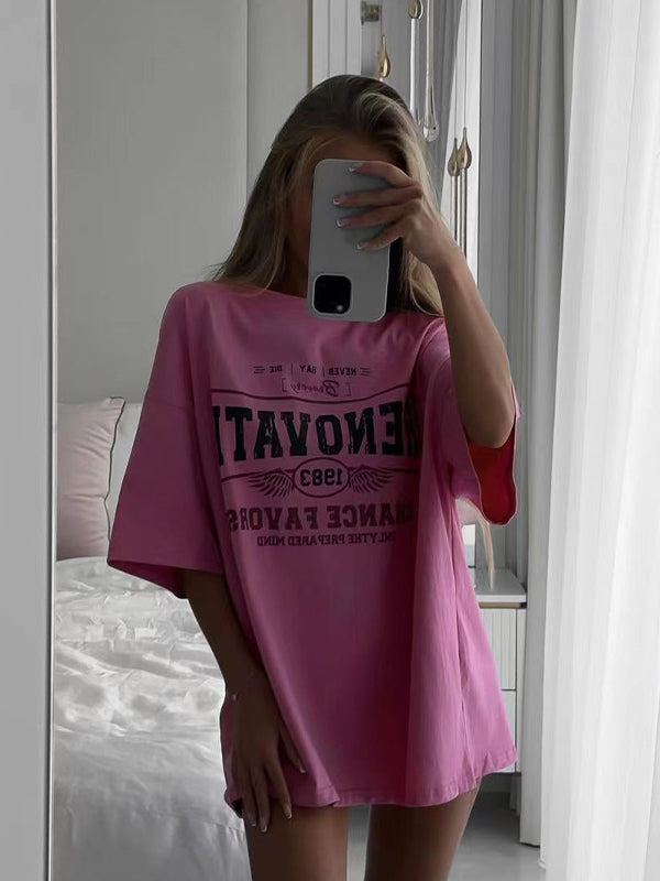 Camiseta oversize Pink Renovate 